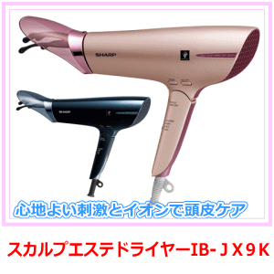 プラズマクラスター　スカルプエステドライヤー　ＩＢ-ＪＸ9Ｋ